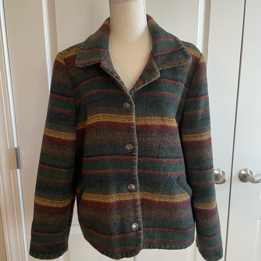 Unlimited Quest Size M, Vintage Jacket, Recycled Wool